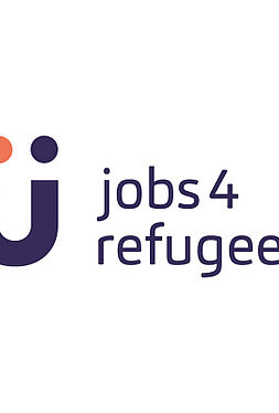 Das Logo von jobs4refugees