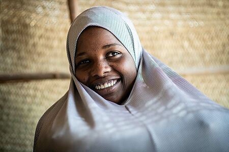 Flüchtlingsfrau in Mali