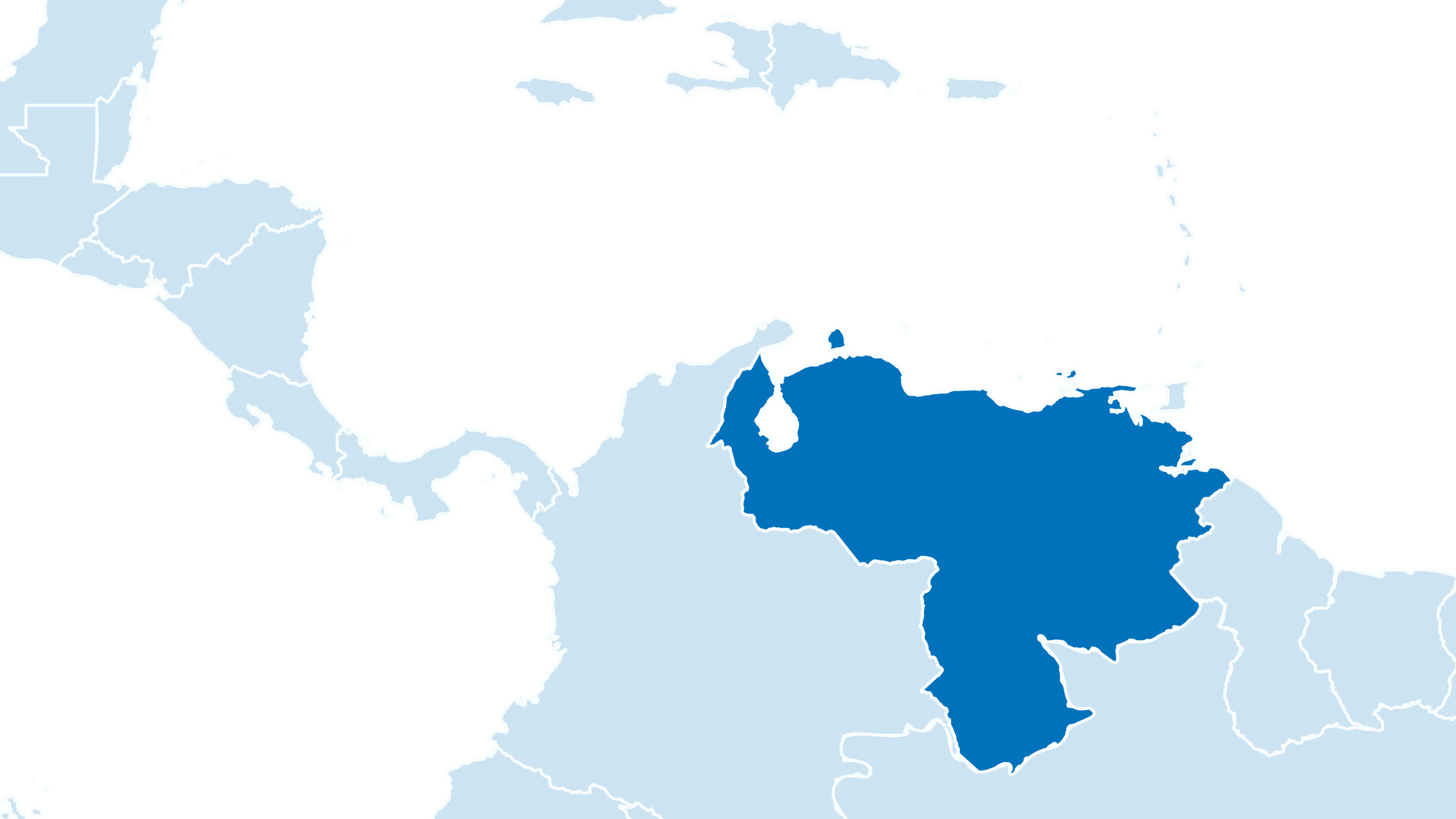 Kartenausschnitt Venezuela