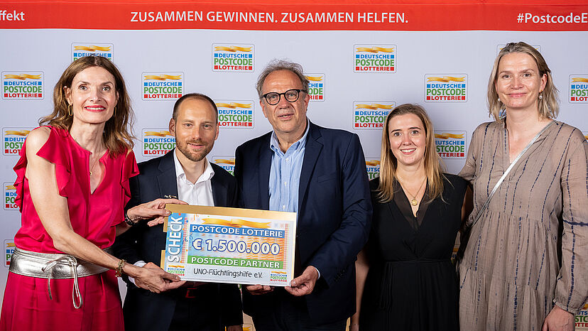 Die UNO-Flüchtlingshilfe bedankt sich ganz herzlich bei allen Teilnehmern der Deutschen Postcode Lotterie!