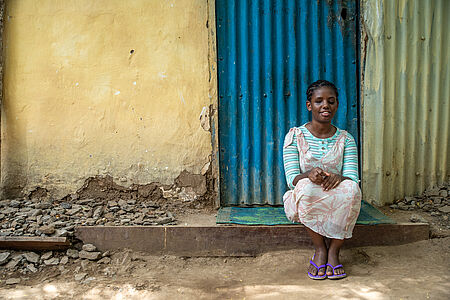 Magartu: ein blindes Flüchtlingsmädchen