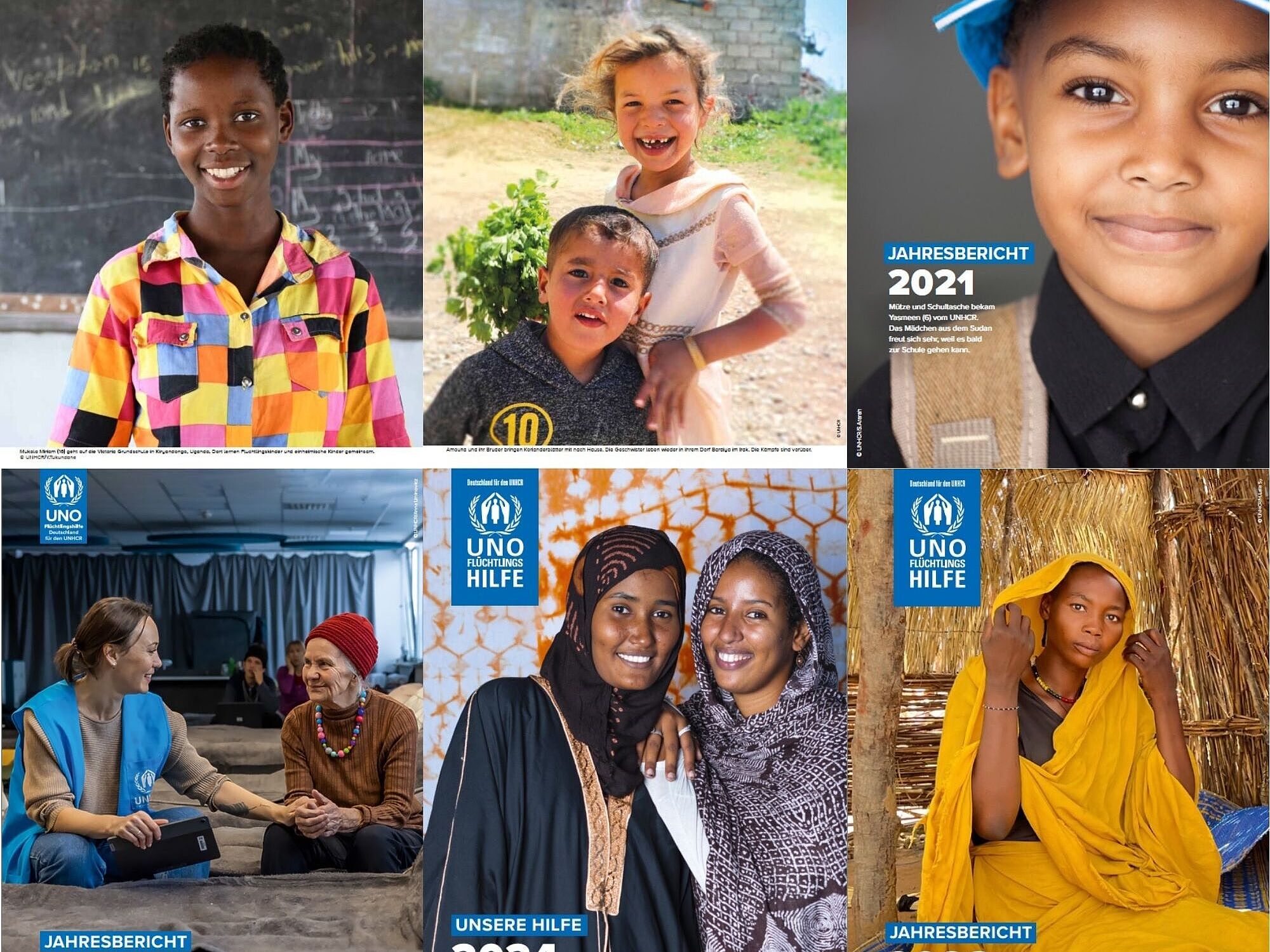 Titelblätter Jahresberichte