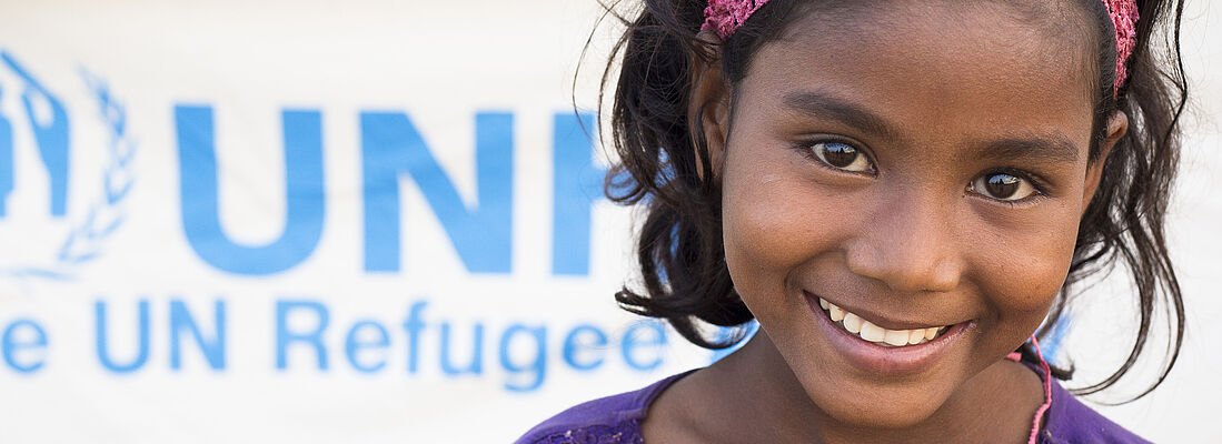 Flüchtlingsmädchen