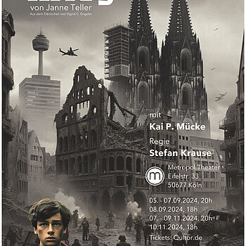 Plakat für Theaterstück