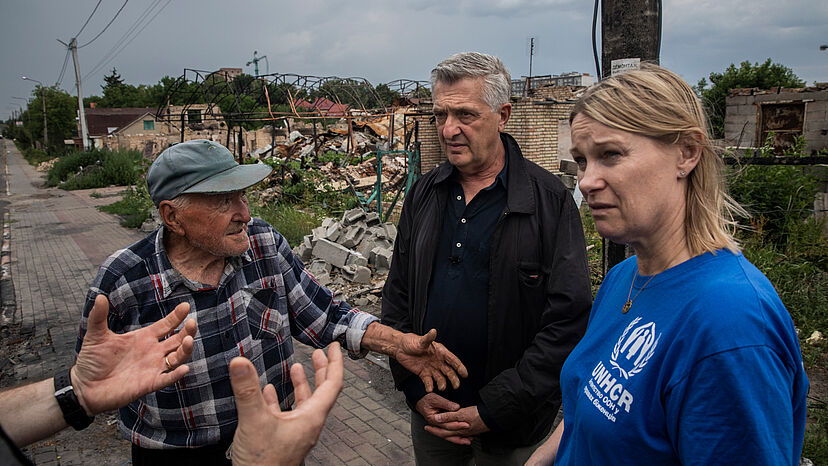 UNHCR-Vertreter in der Ukraine
