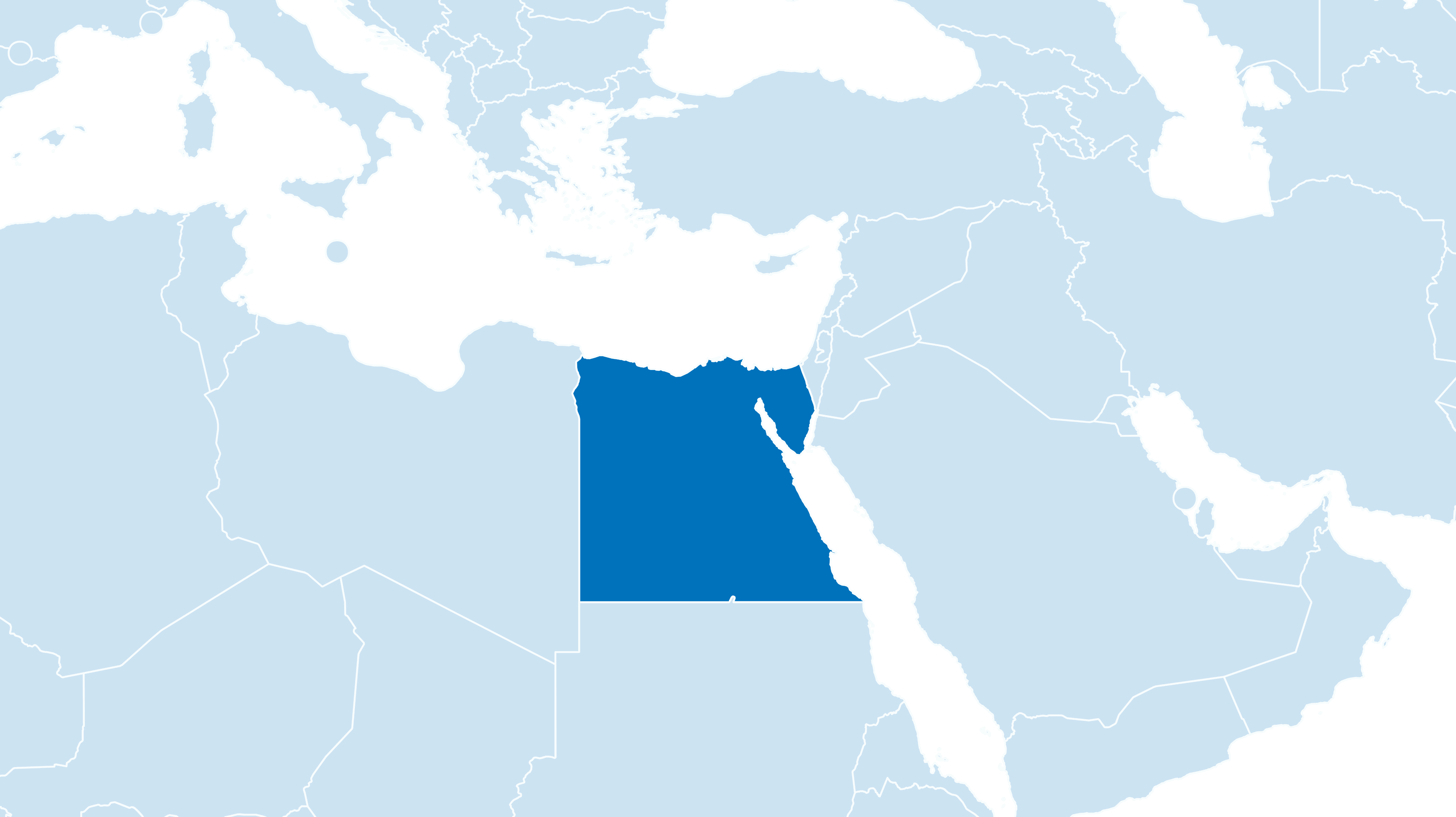 Kartenausschnitt Ägypten