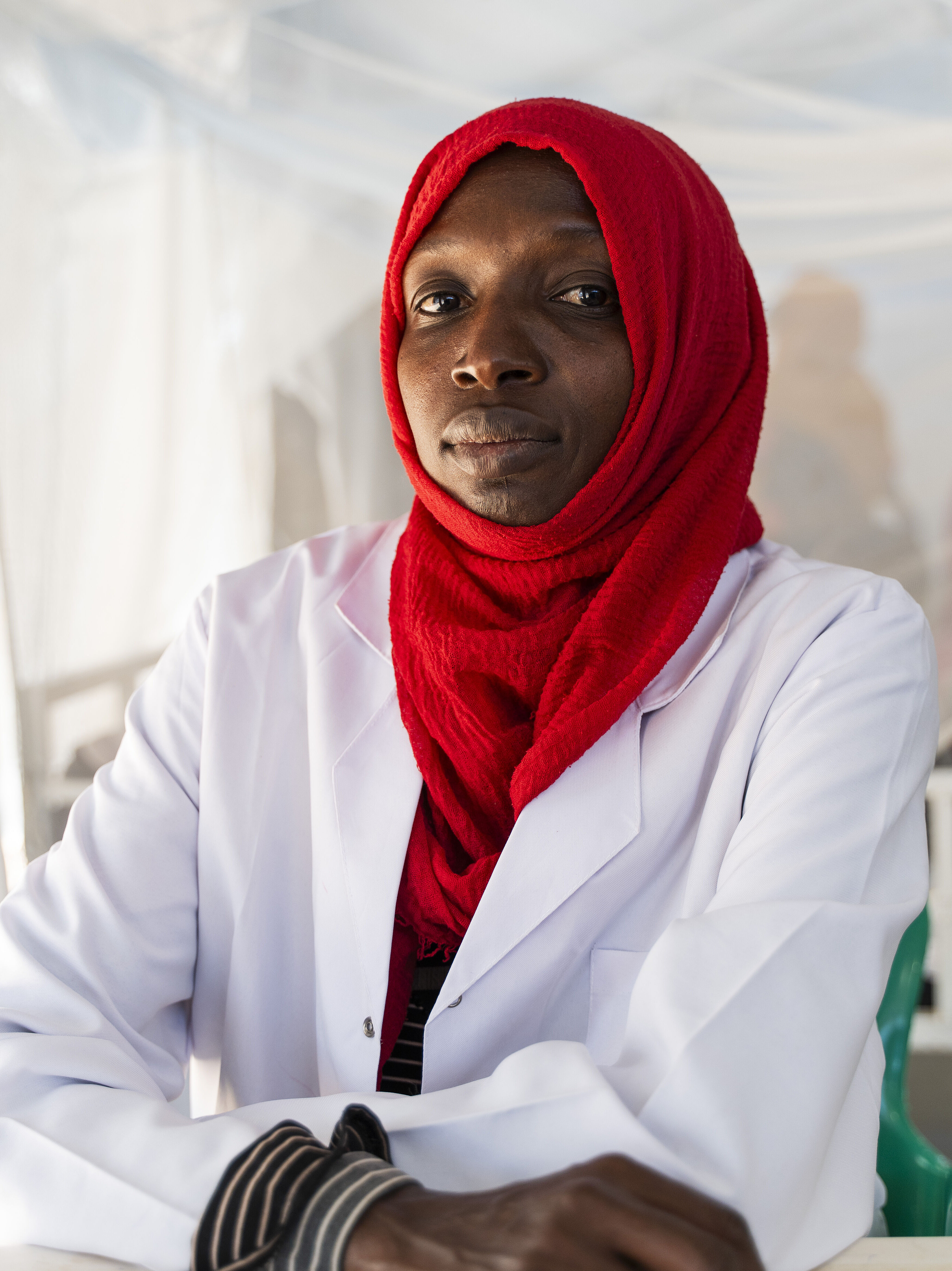Fatima, Sudanesische Ärztin die nach der Flucht im Tschad praktiziert