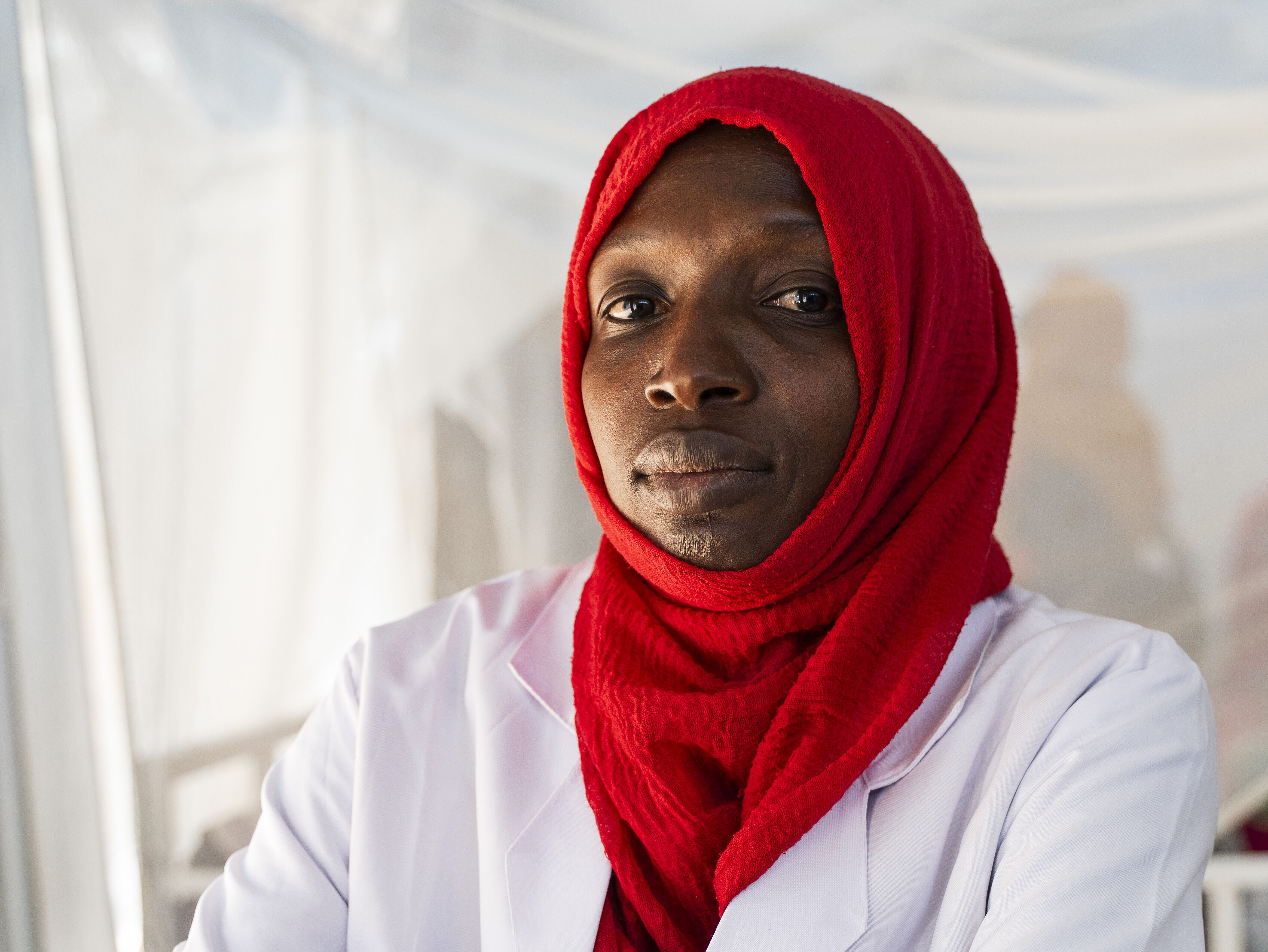 Fatima, Sudanesische Ärztin die nach der Flucht im Tschad praktiziert