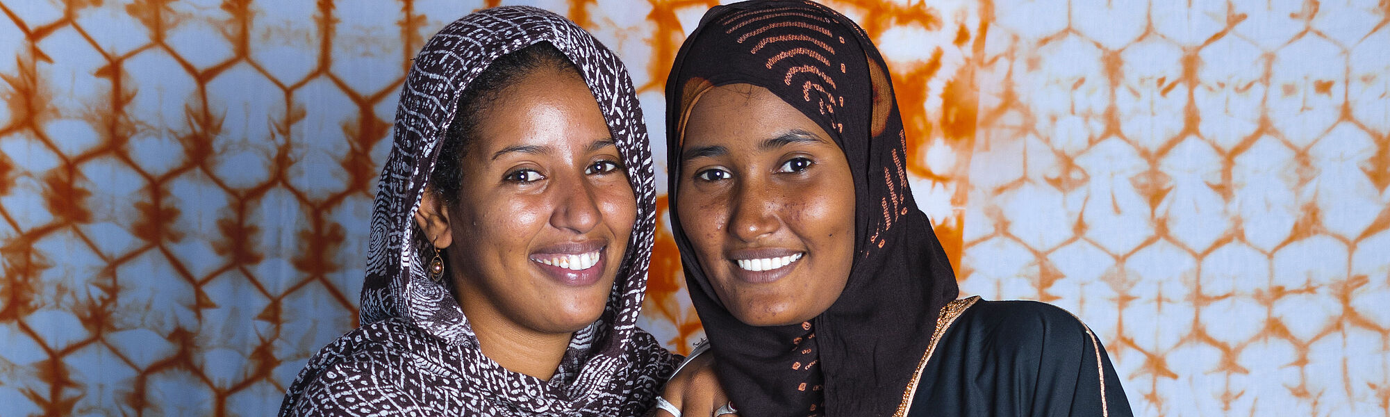 Zwei Flüchtlingsfrauen aus dem Sahel