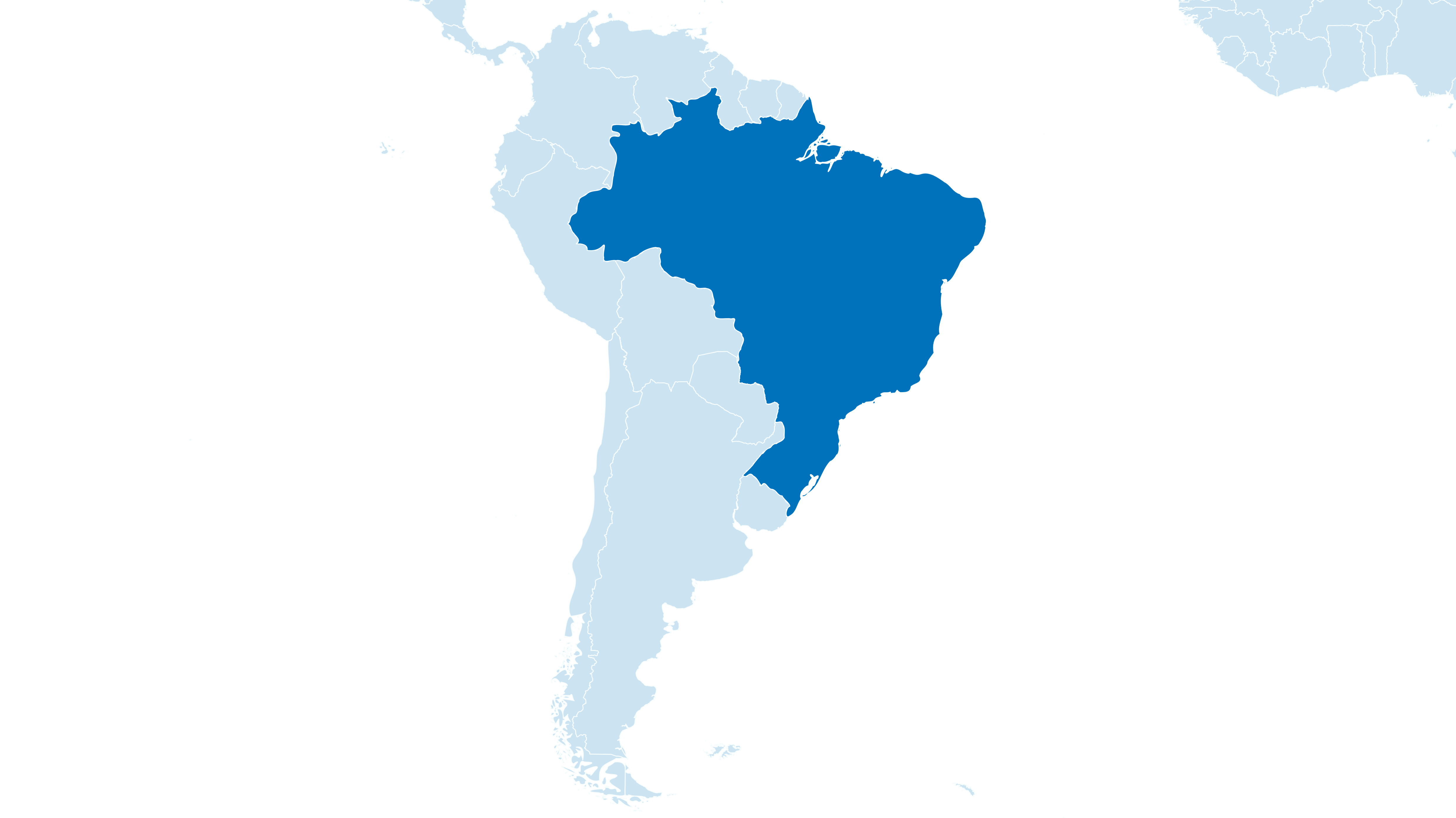 Kartenausschnitt Brasilien