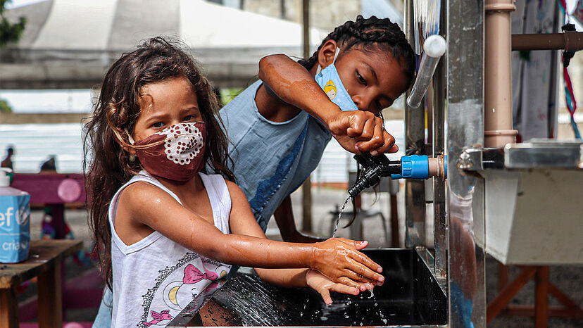 Flüchtlingskinder in Brasilien