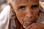 Alte Frau, Ältere Flüchtlinge 