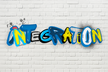 Graffiti Schriftzug "Integration"