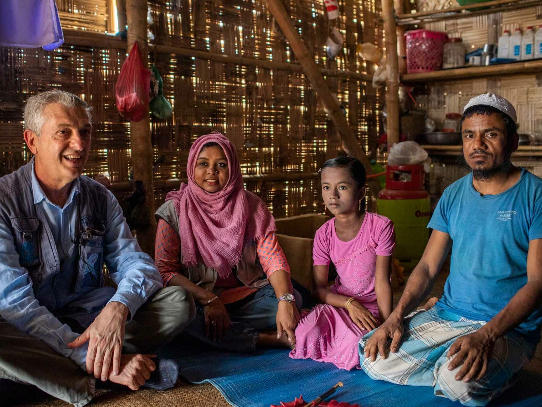 Grandi im Flüchtlingslager in Bangladesch