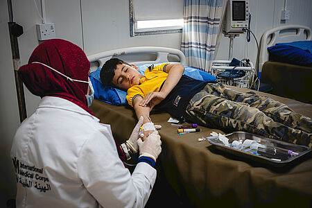 Krankenhaus in Zaatari