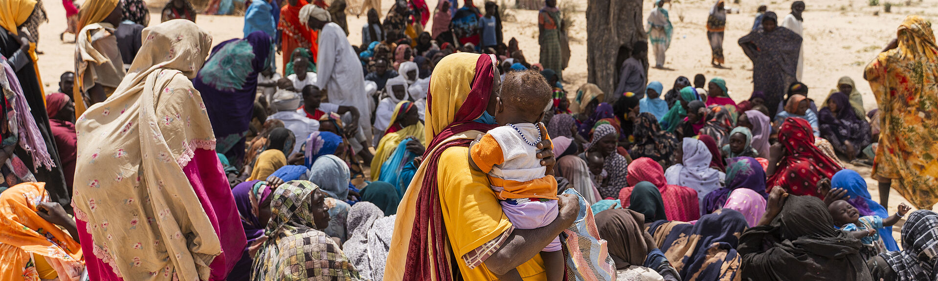 Menschenmenge in tschad