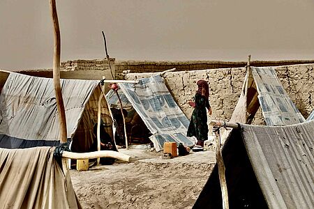 Flüchtlingscamp in Afghanistan