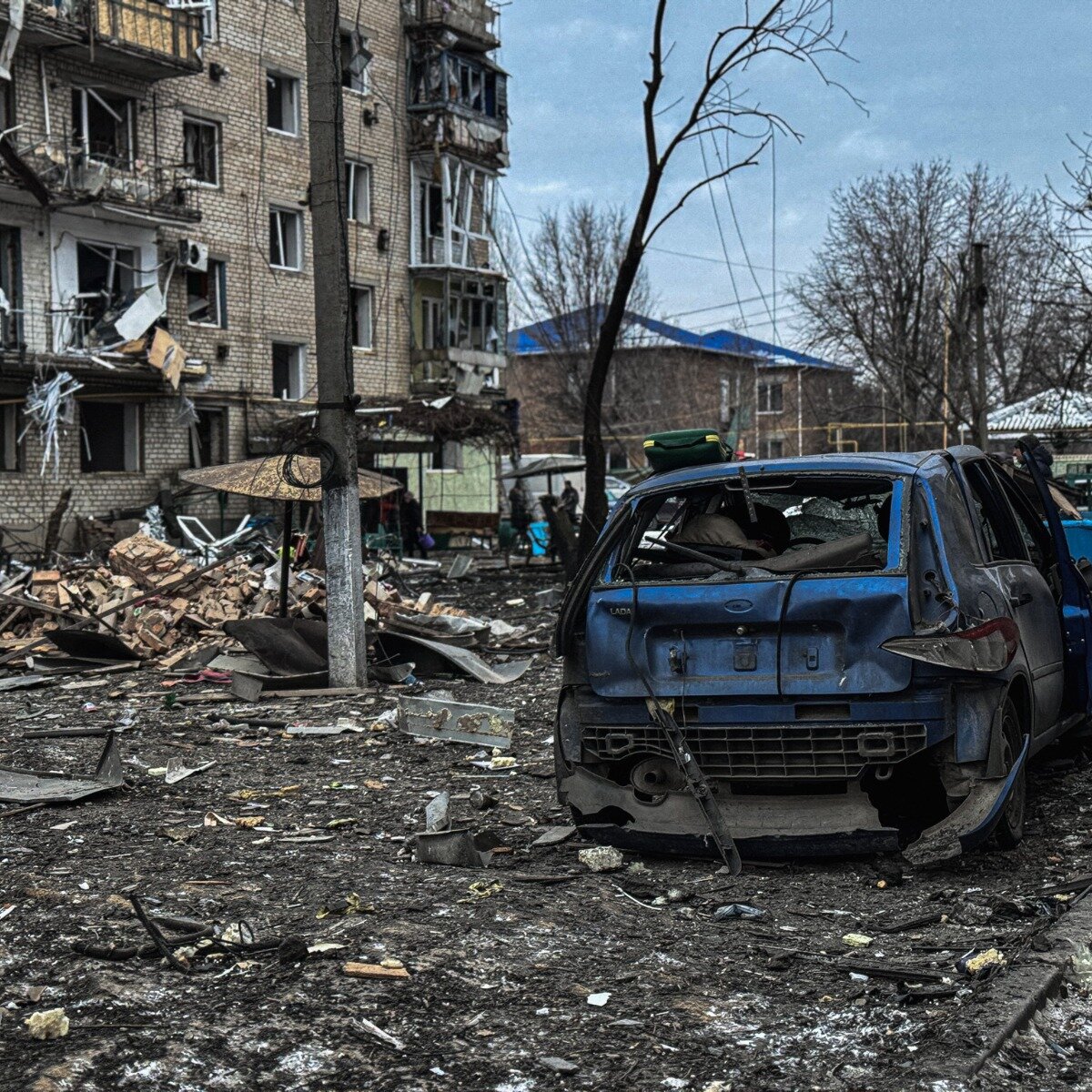 Zerstörung in der Ukraine