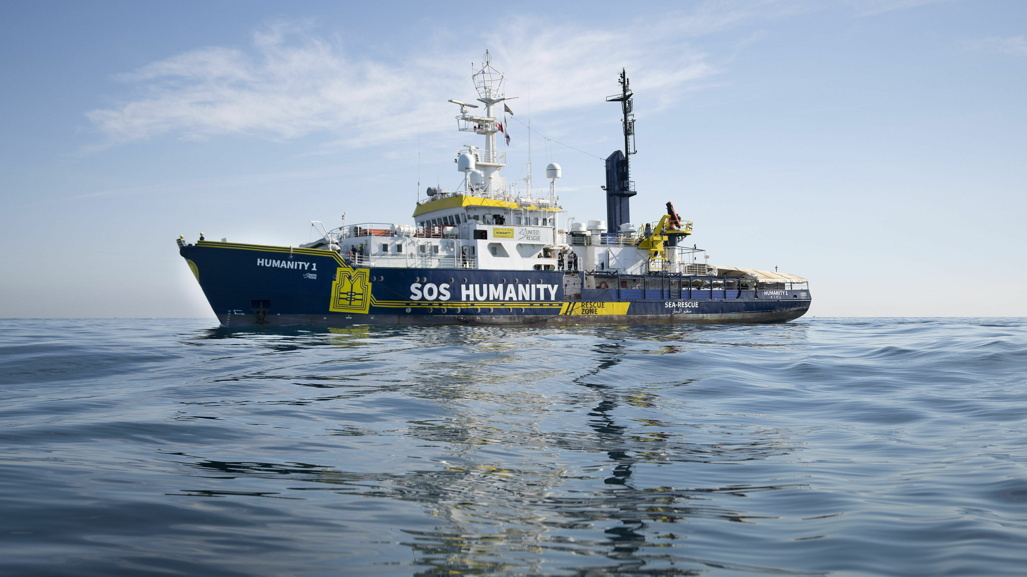 Das Schiff SOS Humanity