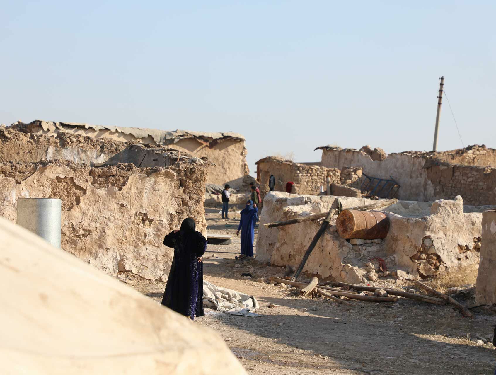 Irak zerstörtes Dorf