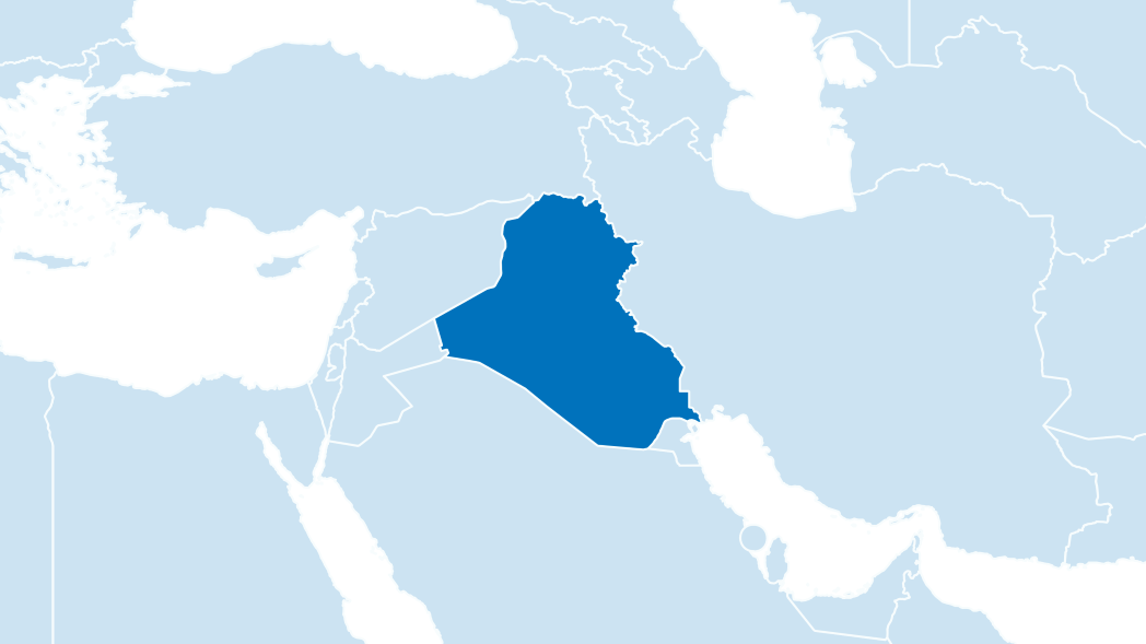 Kartenausschnitt Irak