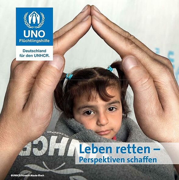 UNO-Flüchtlingshilfe Infobroschüre "Leben retten - Perspektiven schaffen"