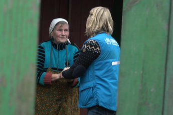 UNHCR besucht Betroffene in der Ukraine