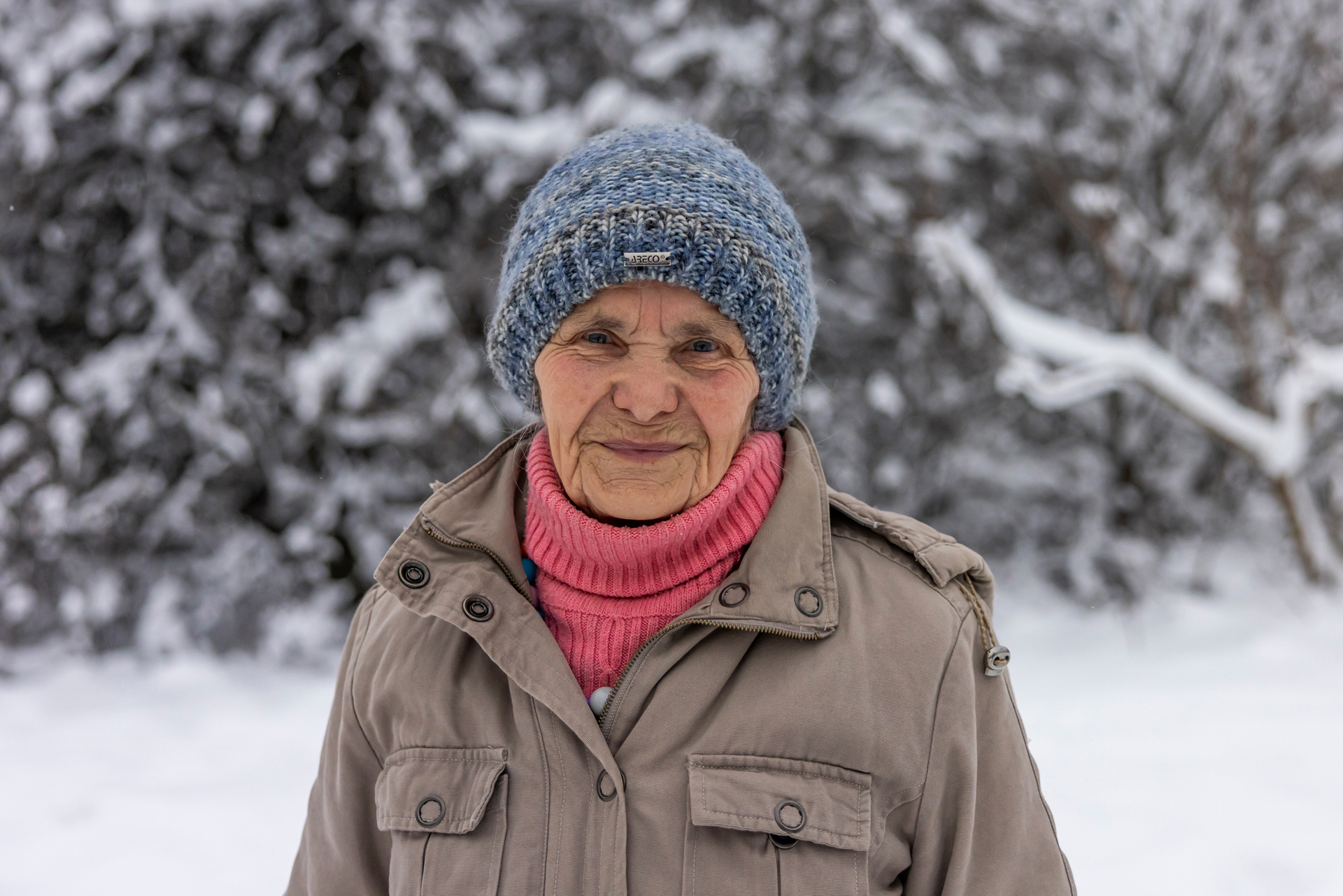 ukrainische Flüchtlingsfrau in Polen