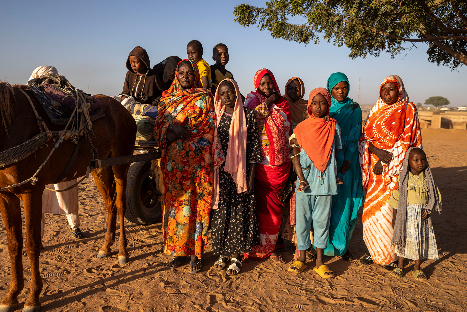 Flüchtlingsfrauen aus dem Sudan