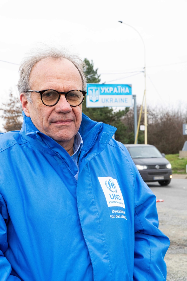 Peter Ruhenstroth-Bauer an der slowakisch-ukrainischen Grenze