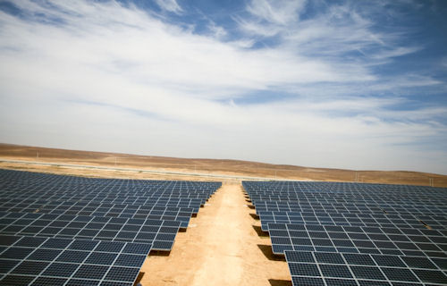 Solaranlage in Azraq