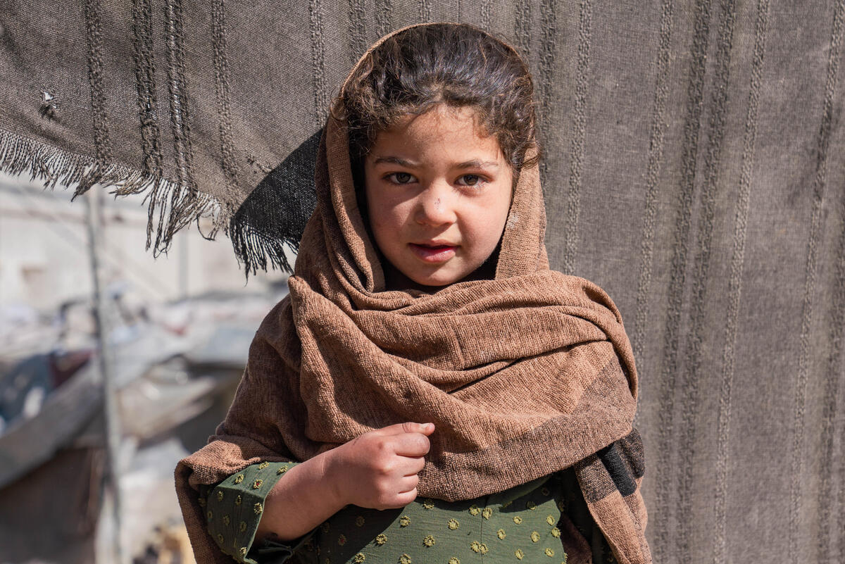 UNHCR: PSN-Programm unterstützt Binnenvertriebene aus Kunduz, die in Zelten in informellen Siedlungen in Kabul leben 