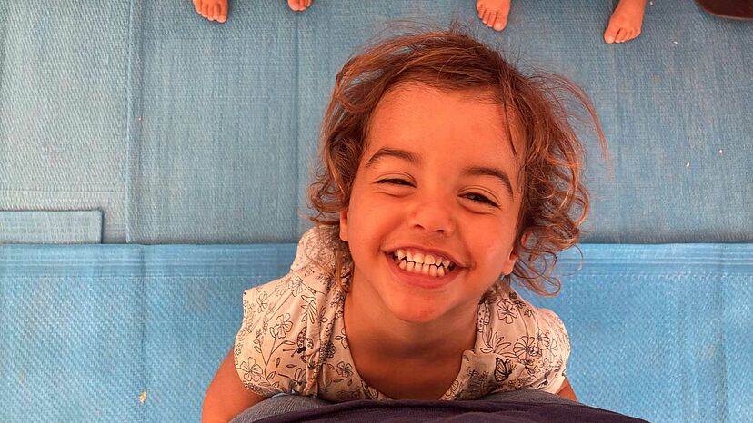 Dieses syrische Mädchen wollte Charlotte Walser gar nicht mehr los lassen. Vor allem für die Flüchtlingskinder müssen dringend langfristige Perspektiven gefunden werden.