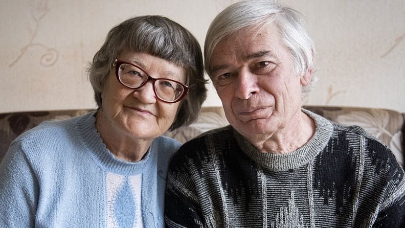 Älteres Ehepaar Ukraine