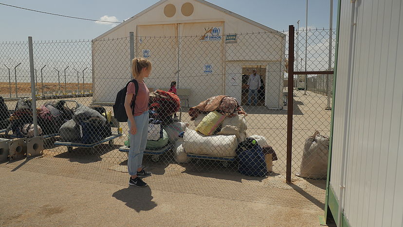 Friederikes Besuch im Flüchtlingslager